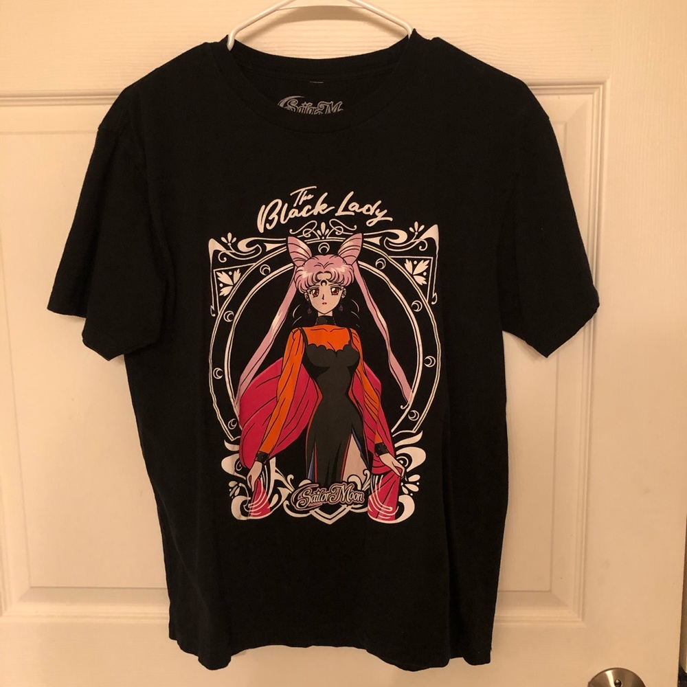 sailor moon the black lady graphic tee